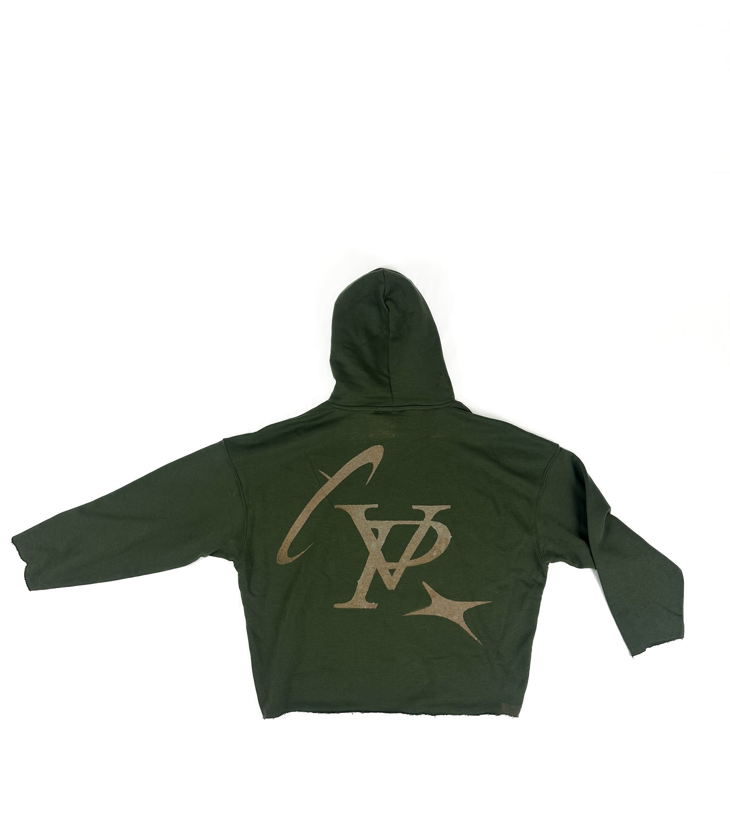 COZY STAR HOODIE OLIVE GREEN