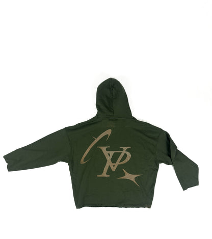 COZY STAR HOODIE OLIVE GREEN